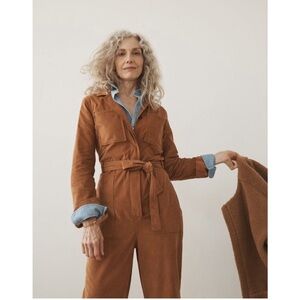 Madewell Tan Utility Jumpsuit